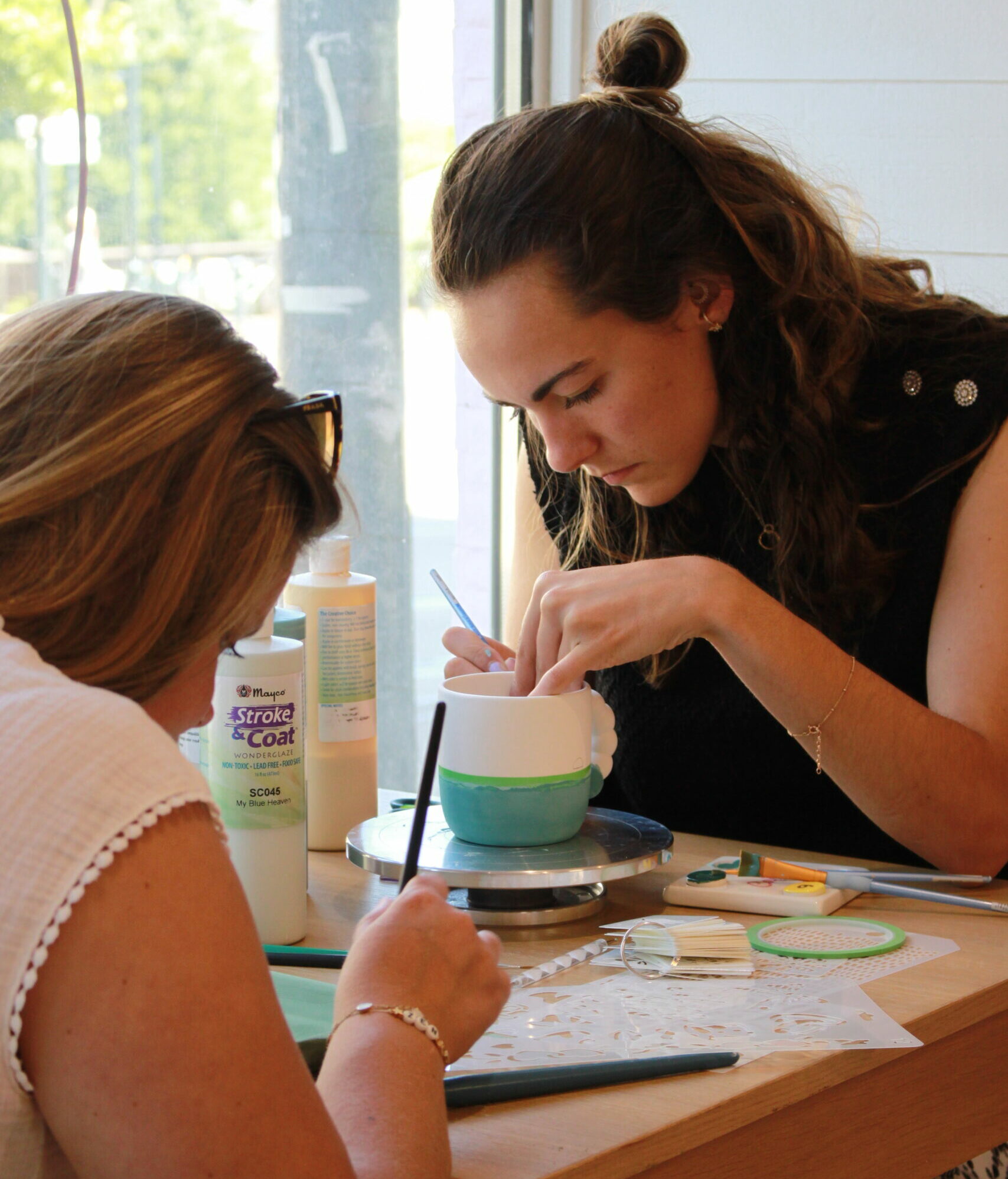 peinture sur céramique